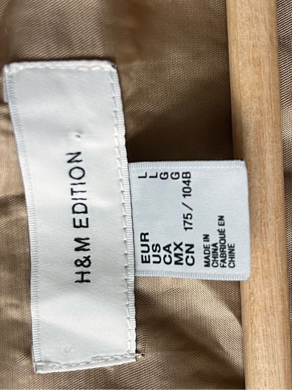 NWOT H&M Edition Shimmering Gold Jacquard-Weave Dress L - Picture 6 of 7